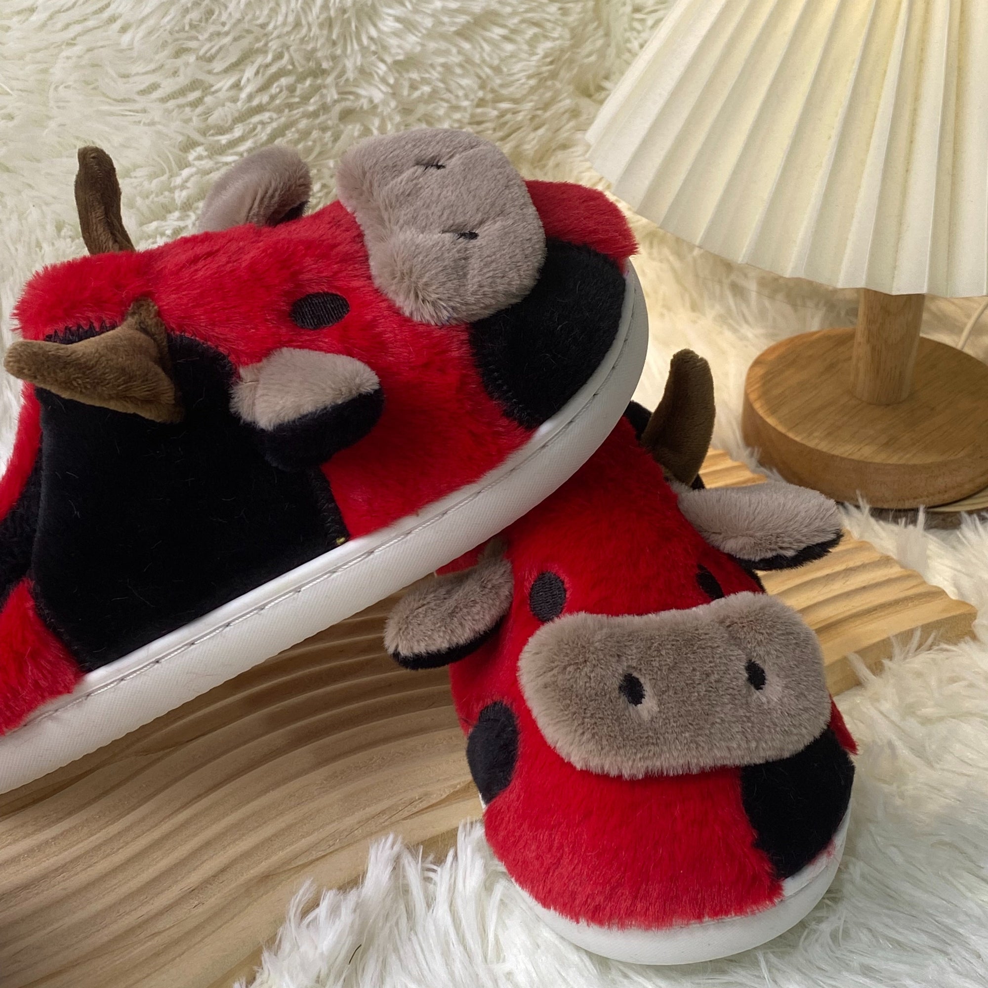 Cow Slippers - Stuffed Plush Toys