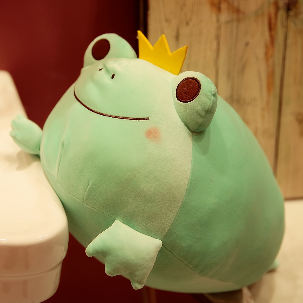 Crown Frog Plush Toy - Stuffed Plush Toys