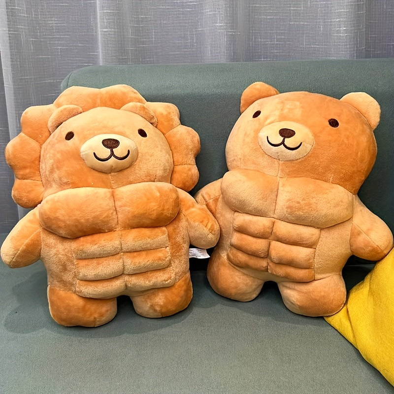 Muscle Teddy Bear Plush Toy - Stuffed Plush Toys