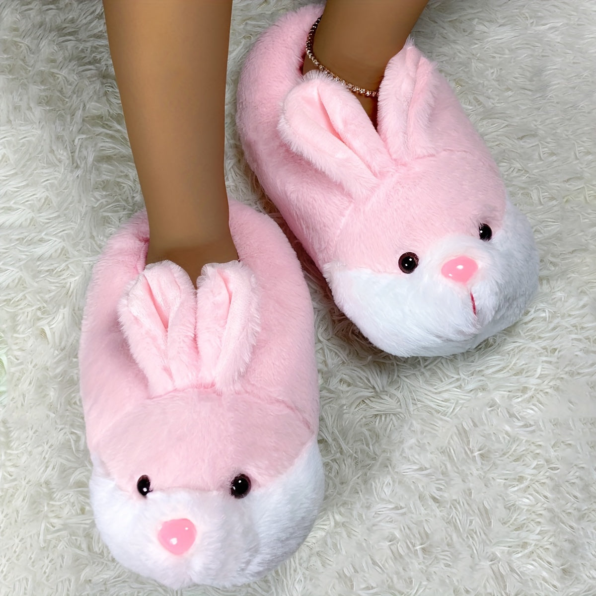 Bunny Slippers - Stuffed Plush Toys