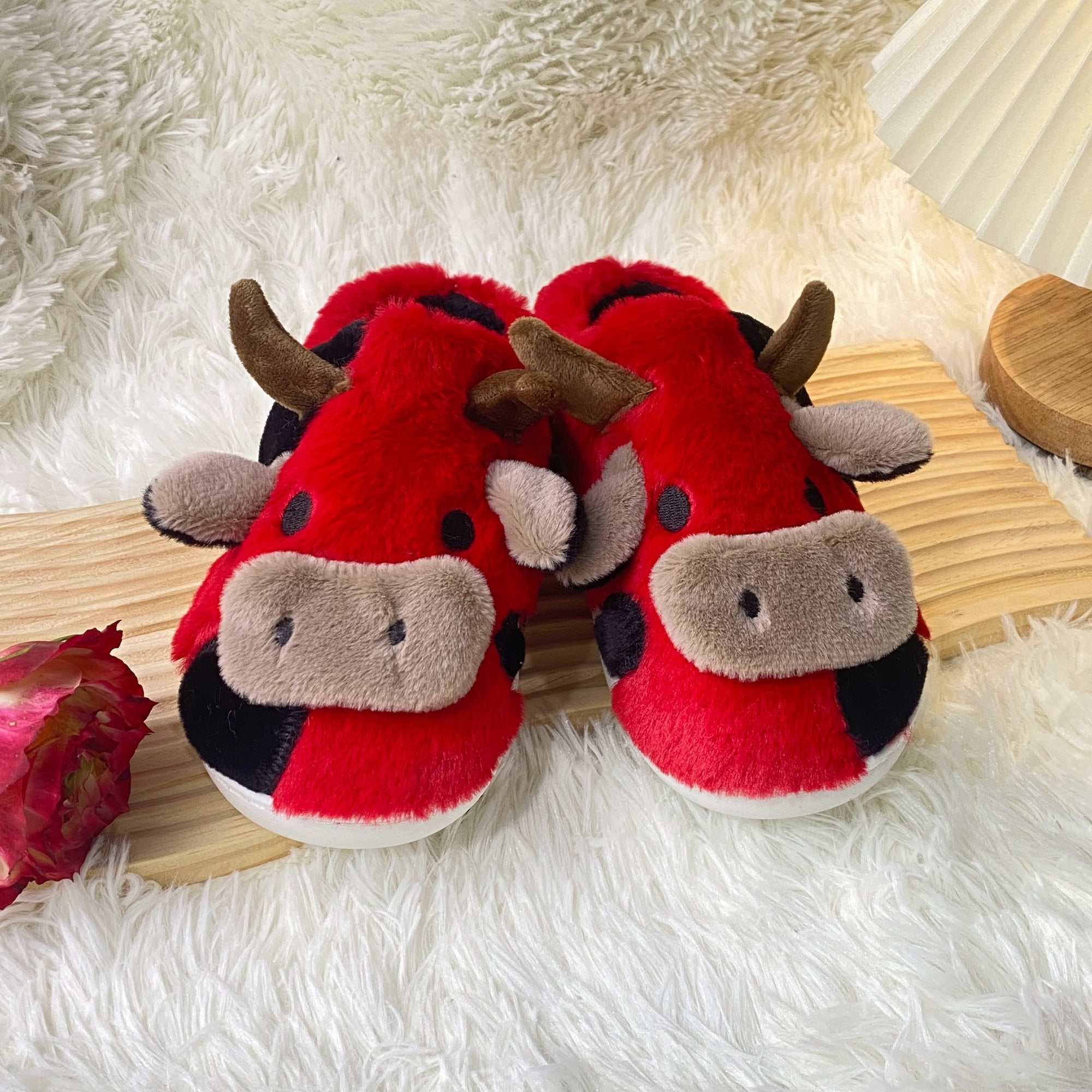 Cow Slippers - Stuffed Plush Toys