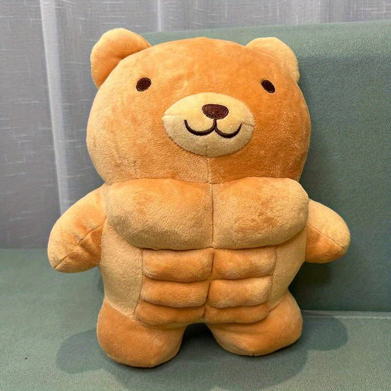 Muscle Teddy Bear Plush Toy - Stuffed Plush Toys