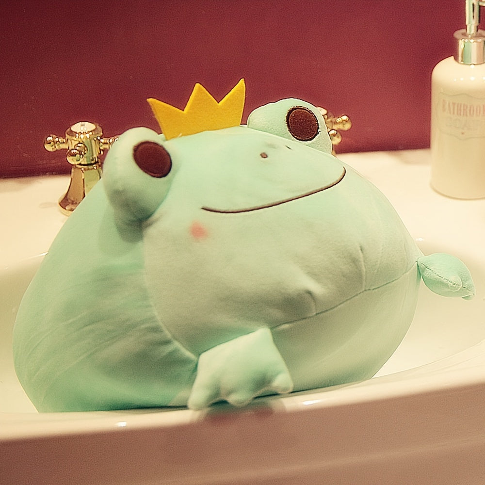 Crown Frog Plush Toy - Stuffed Plush Toys