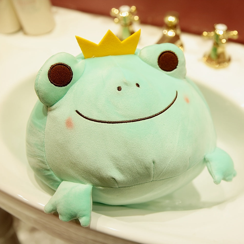 Crown Frog Plush Toy - Stuffed Plush Toys