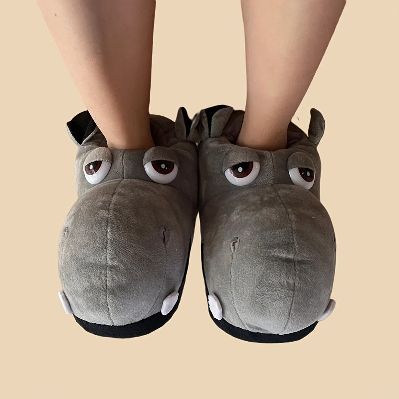 Hippo Slippers - Stuffed Plush Toys