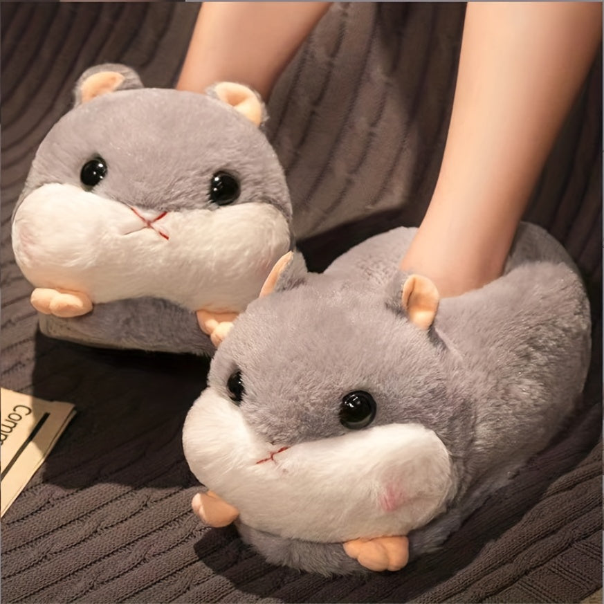 Kawaii Hamster Slippers - Stuffed Plush Toys