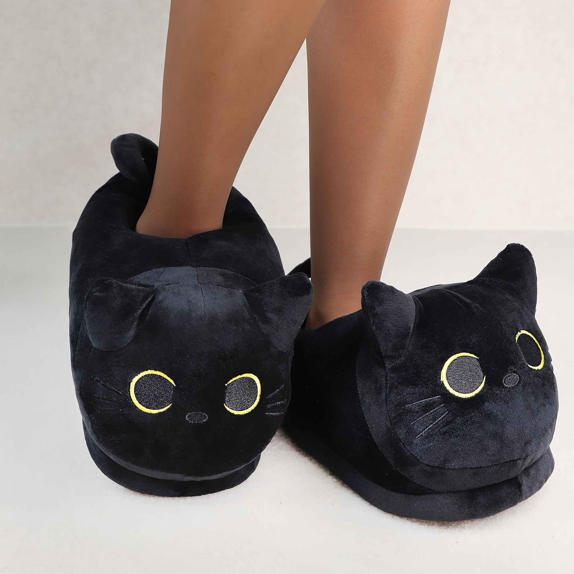 Ladies Cat Slippers - Stuffed Plush Toys