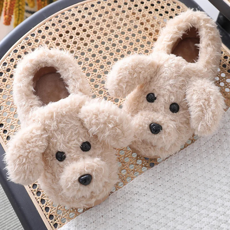 Poodle Dog Slippers - Stuffed Plush Toys