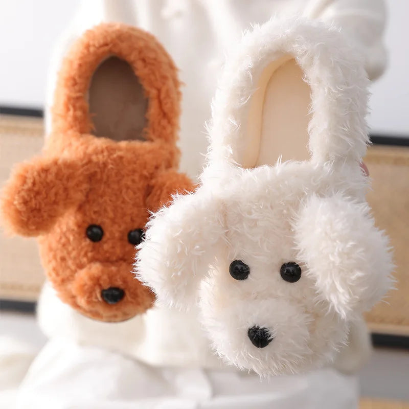 Poodle Dog Slippers - Stuffed Plush Toys