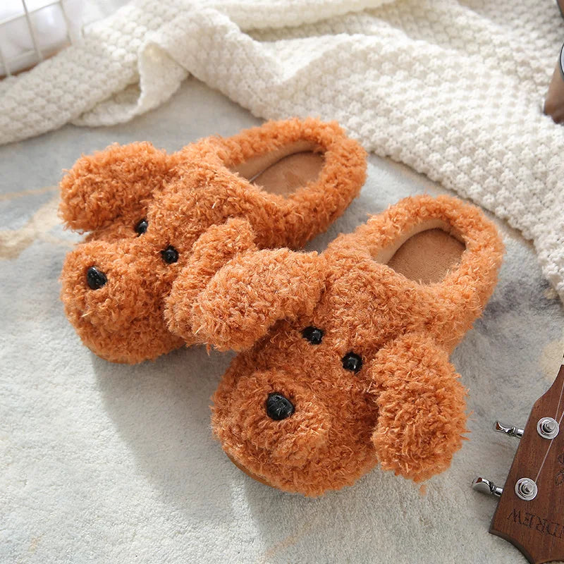 Poodle Dog Slippers - Stuffed Plush Toys