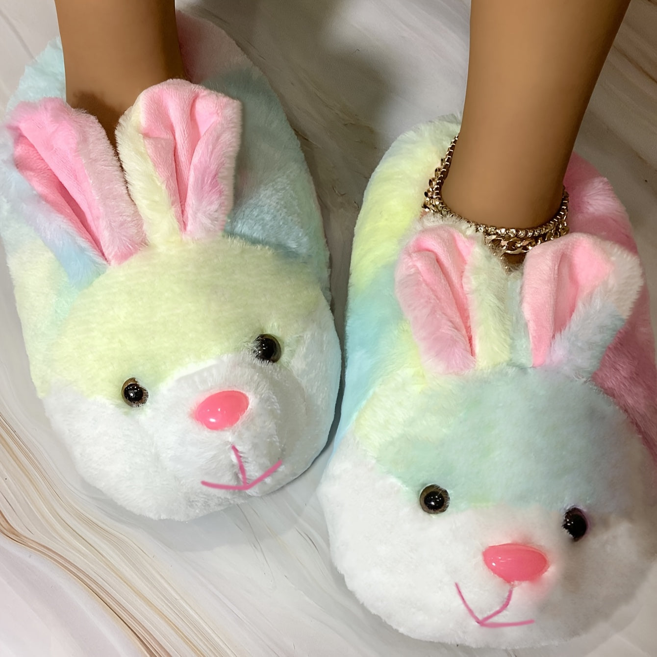 Bunny Slippers - Stuffed Plush Toys