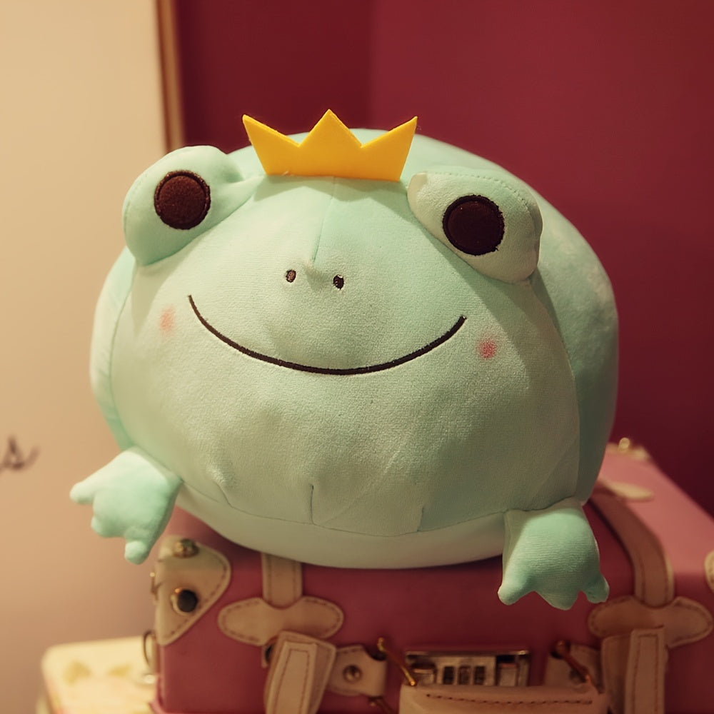 Crown Frog Plush Toy - Stuffed Plush Toys