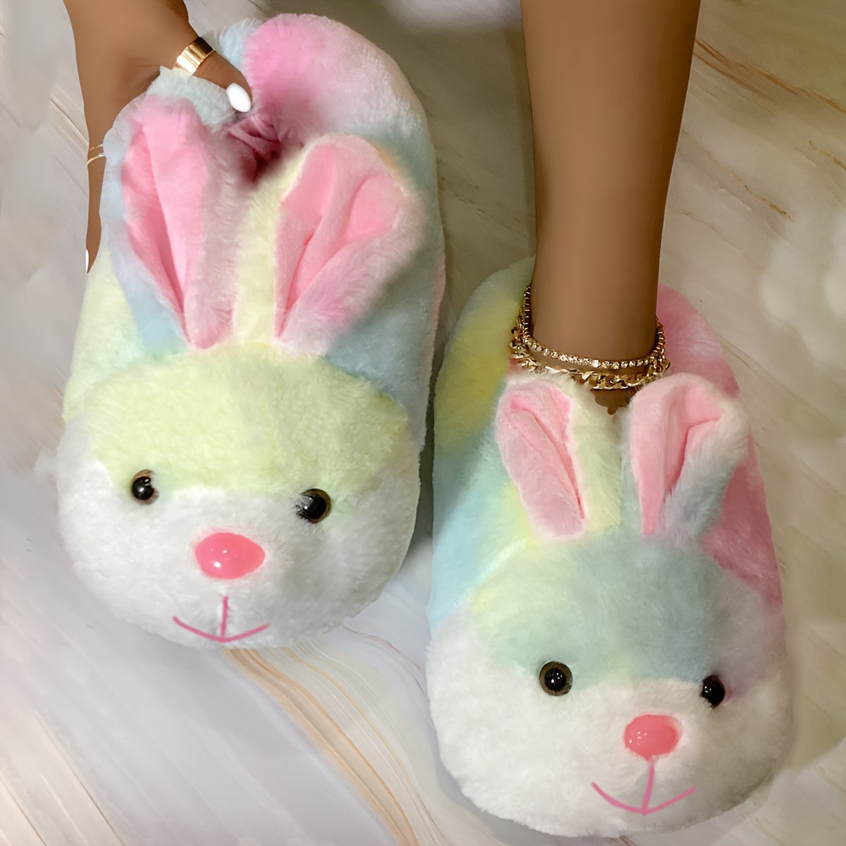 Bunny Slippers - Stuffed Plush Toys