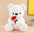 Teddy Bear With Rose - Stuffed Plush Toys