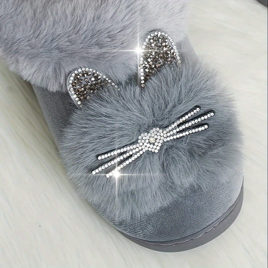 Womens Cat House Shoes - Stuffed Plush Toys