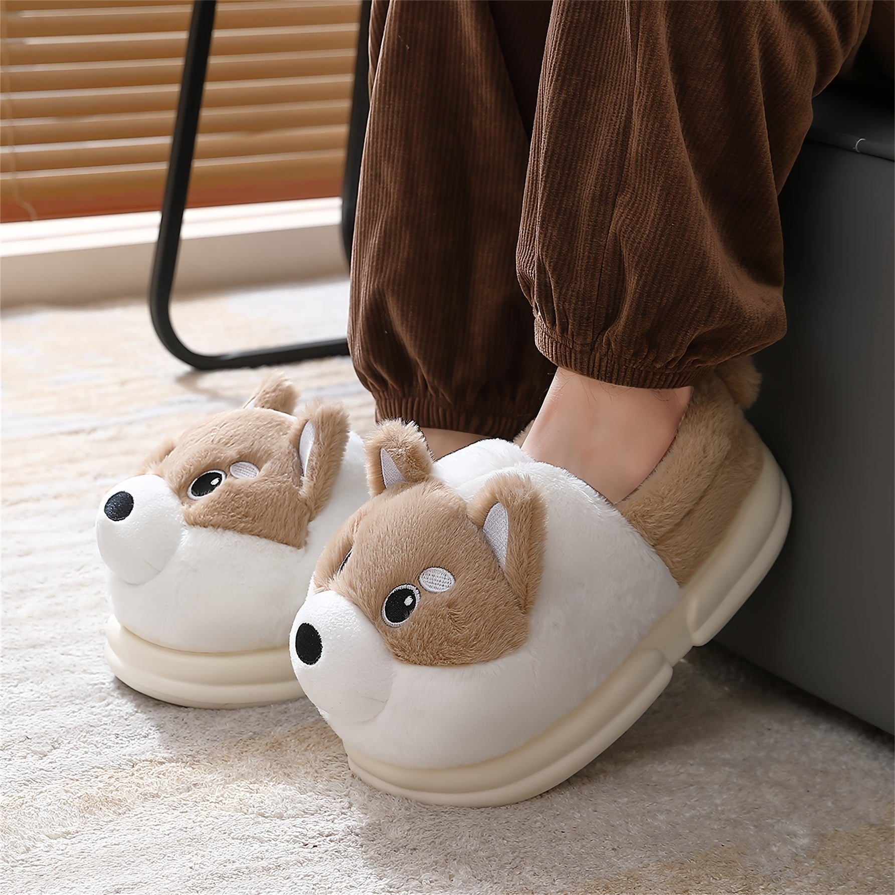 Dog Slippers - Stuffed Plush Toys