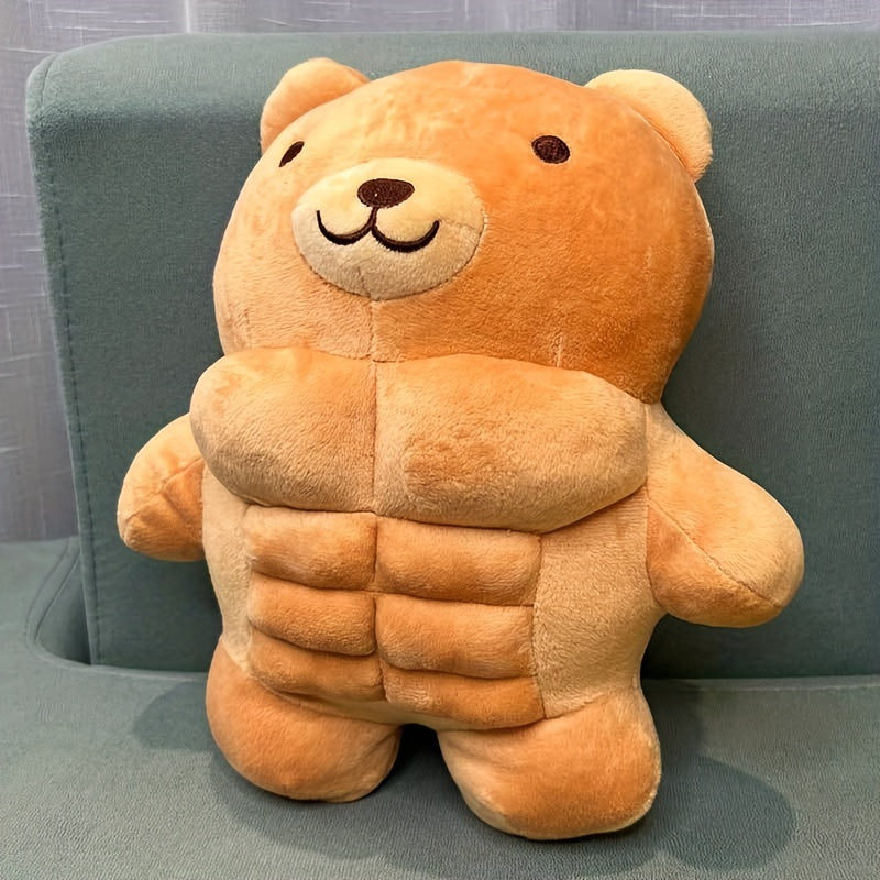 Muscle Teddy Bear Plush Toy - Stuffed Plush Toys